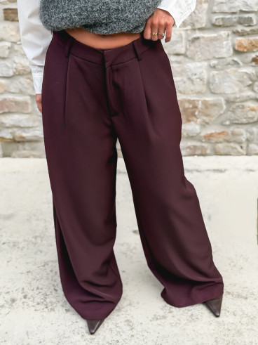 Pantalon Elowen - Bordeaux