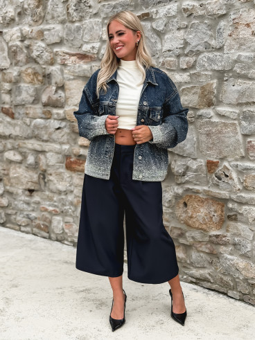 Pantacourt Lalita - Bleu marine