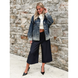 Veste à strass Danaé - Bleu