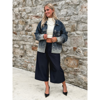 Veste à strass Danaé - Bleu