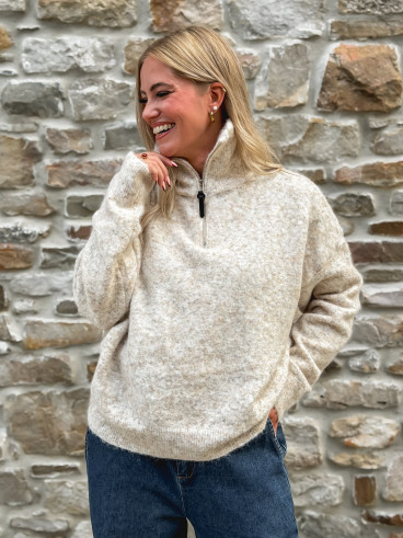Pull Aria - Beige clair