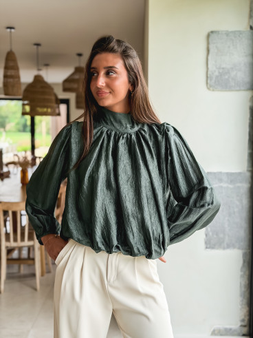 Blouse Jolina - Vert sapin