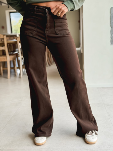 Jeans Anna - Chocolat noir Jeans Anna - Chocolat noir