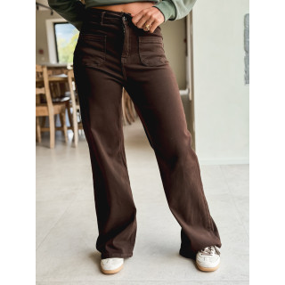 Jeans Anna - Chocolat noir