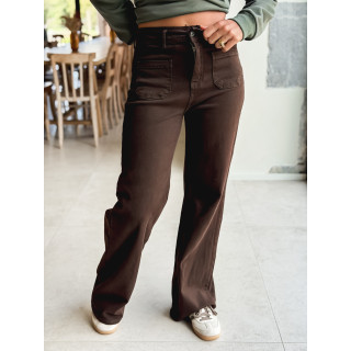 Jeans Anna - Chocolat noir