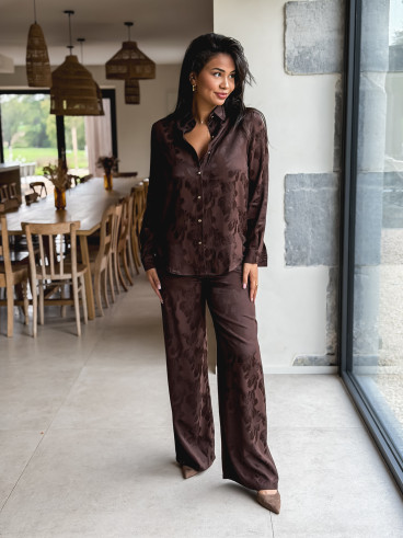 Pantalon Kyana - Chocolat