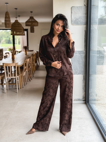 Pantalon Kyana - Chocolat