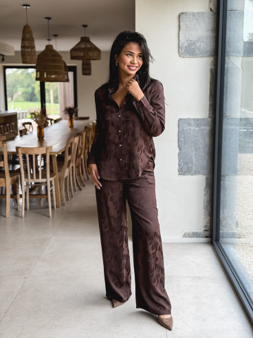 Pantalon Kyana - Chocolat