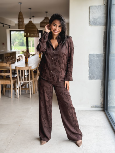 Pantalon Kyana - Chocolat