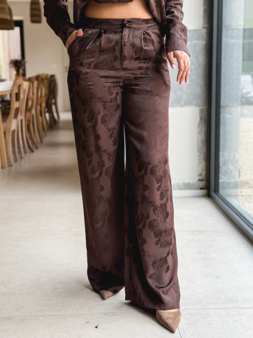 Pantalon Kyana - Chocolat