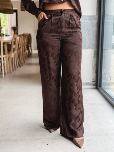Pantalon Kyana - Chocolat