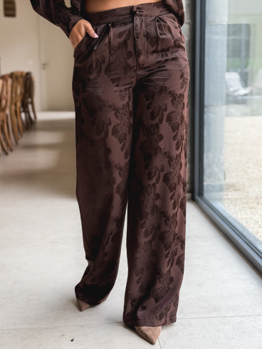Pantalon Kyana - Chocolat