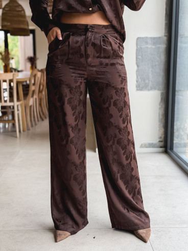 Pantalon Kyana - Chocolat