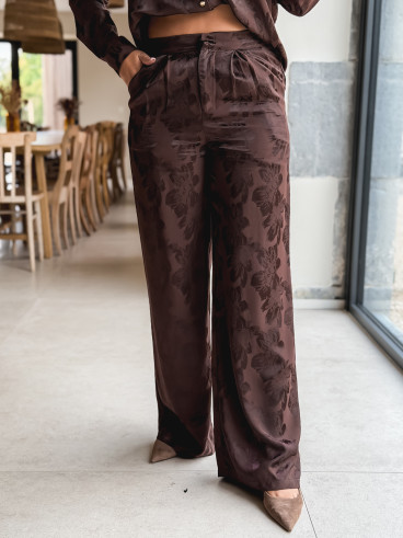 Pantalon Kyana - Chocolat
