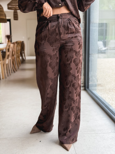 Pantalon Kyana - Chocolat