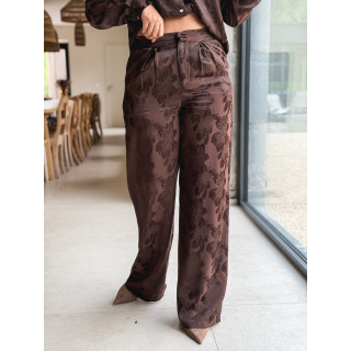 Pantalon Kyana - Chocolat