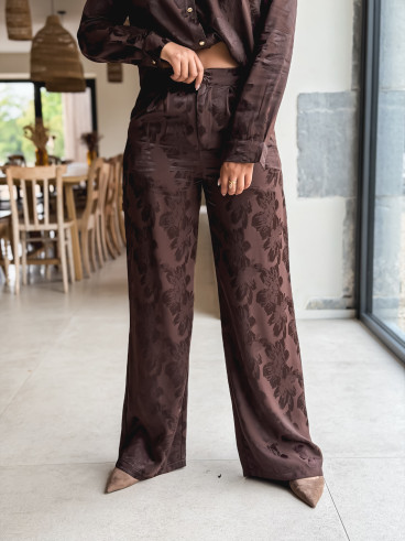 Pantalon Kyana - Chocolat