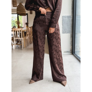 Pantalon Kyana - Chocolat