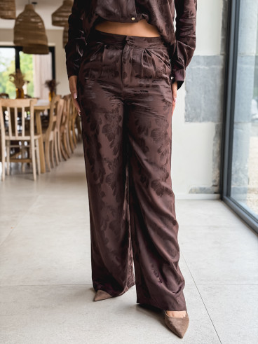 Pantalon Kyana - Chocolat