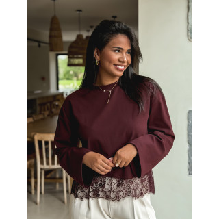 Blouse Lucy - Bordeaux