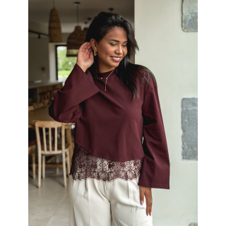 Blouse Lucy - Bordeaux