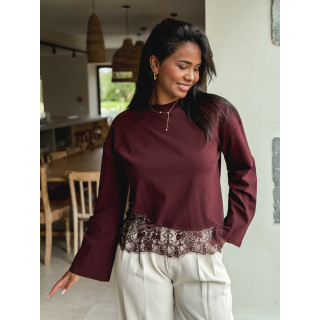 Blouse Lucy - Bordeaux