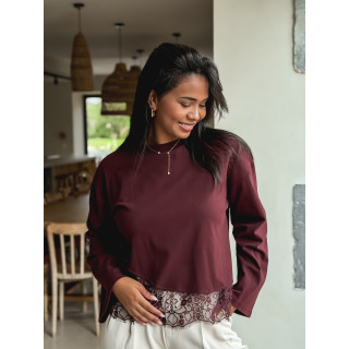 Blouse Lucy - Bordeaux