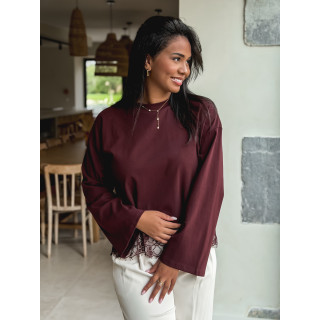 Blouse Lucy - Bordeaux