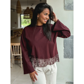 Blouse Lucy - Bordeaux