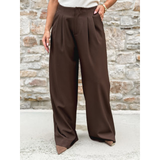 Pantalon Maëline - Chocolat