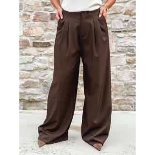 Pantalon Maëline - Chocolat