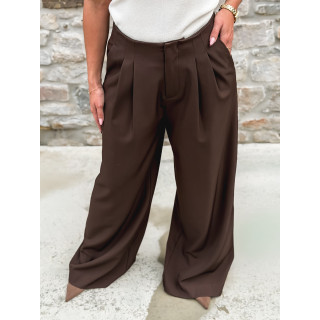 Pantalon Maëline - Chocolat