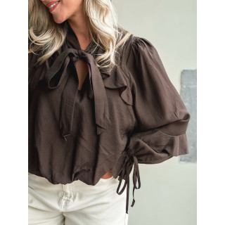 Blouse Lia - Chocolat