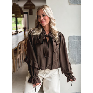 Blouse Lia - Chocolat