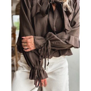Blouse Lia - Chocolat
