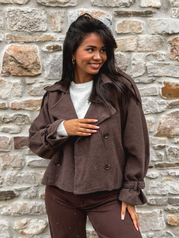 Trench Athalia - Chocolat