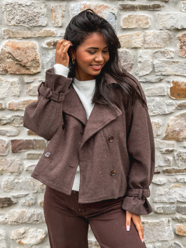 Trench Athalia - Chocolat