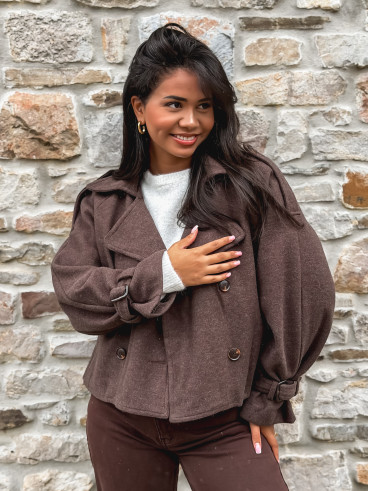 Trench Athalia - Chocolat