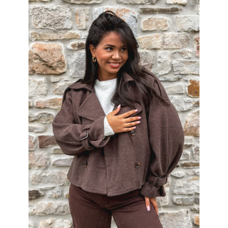 Trench Athalia - Chocolat
