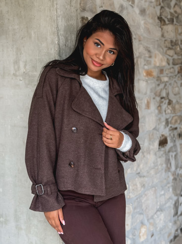 Trench Athalia - Chocolat