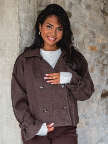 Trench Athalia - Chocolat