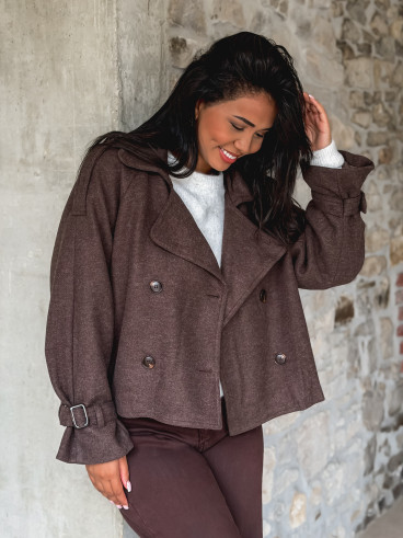 Trench Athalia - Chocolat