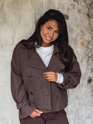 Trench Athalia - Chocolat