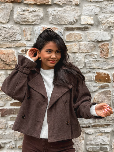 Trench Athalia - Chocolat