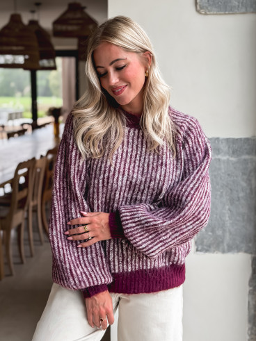Pull ligné Elézia - Bordeaux
