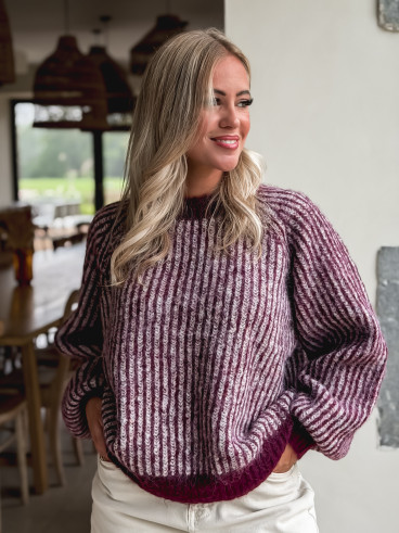 Pull ligné Elézia - Bordeaux