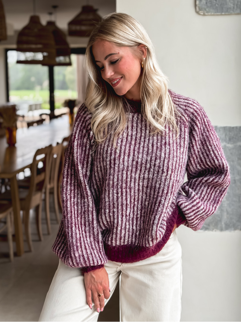 Pull ligné Elézia - Bordeaux