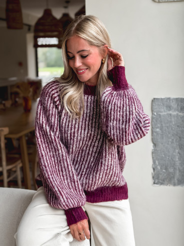 Pull ligné Elézia - Bordeaux