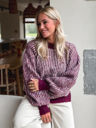 Pull ligné Elézia - Bordeaux