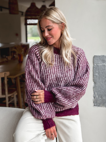 Pull ligné Elézia - Bordeaux